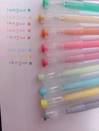 روان نویس 0.6 میلی متری لنگو مدل GB/T 37853 بسته 9 عددی