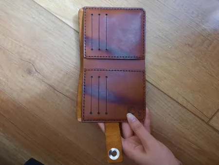 کیف پول خانه چرم آنا مدل 33120