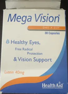 تجریه خرید کپسول مگا ویژن پلاس هلث اید بسته 30 عددی