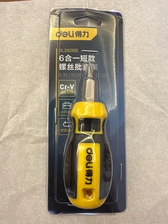 پیچ گوشتی جغجغه ای دلی مدل DL260016 مجموعه 16 عددی