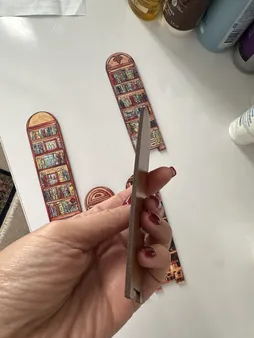 نشانگر کتاب لوکسینو مدل قفسه کتابخانه طرح کتاب لند مجموعه 6 عددی