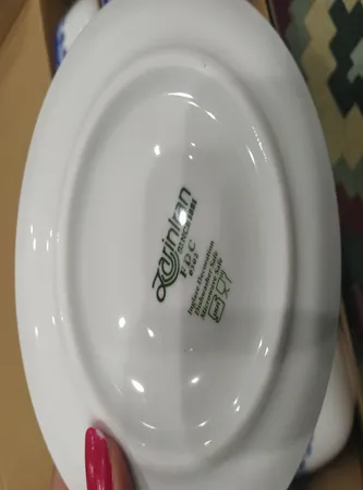 ست فنجان و نعلبکی 12 پارچه 6 نفره چینی زرین ایران مدل چای خوری ایتالیا اف 8 فلورانس درجه یک