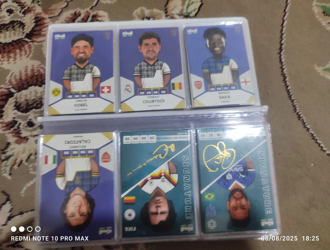 آلبوم کارت فوتبالی کیمدی مدل رئال مادرید