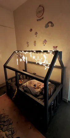 ریسه ال ای دی مدل ماه و ستاره بزرگ نامتقارن کد ASFS52 طول 2.5 متر