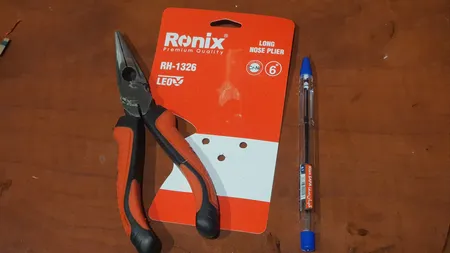 انبر دم باریک رونیکس مدل RH1326 سایز 6 اینچ