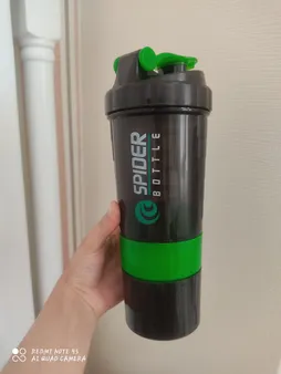 شیکر اسپایدر مدل سه تکه گنجایش 0.5 لیتر