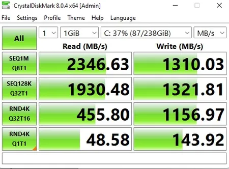 اس اس دی اینترنال گیگابایت مدل 2280 ظرفیت 256 گیگابایت