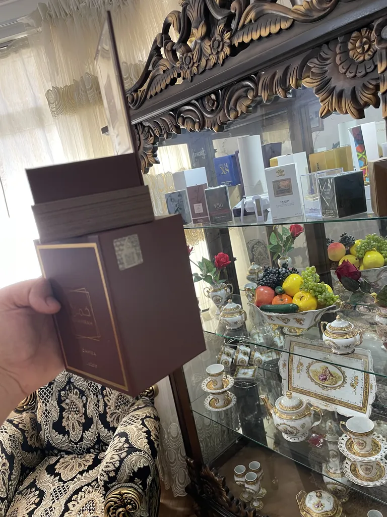 ادو پرفیوم مردانه لطافه مدل خمره قهوه با رایحه گرم و تلخ حجم 100 میلی لیتر