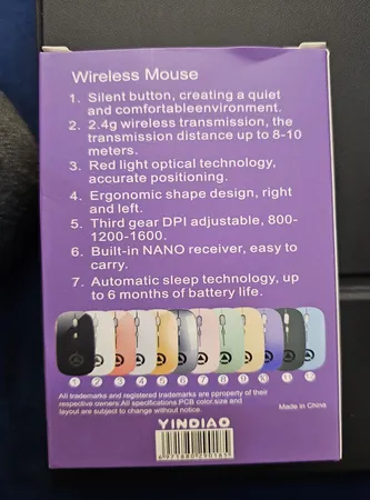 ماوس بی سیم مدل Silent RGB