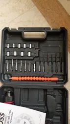 مجموعه 28 عددی دریل چکشی شارژی صنعتی باس مدل life_style کد 2