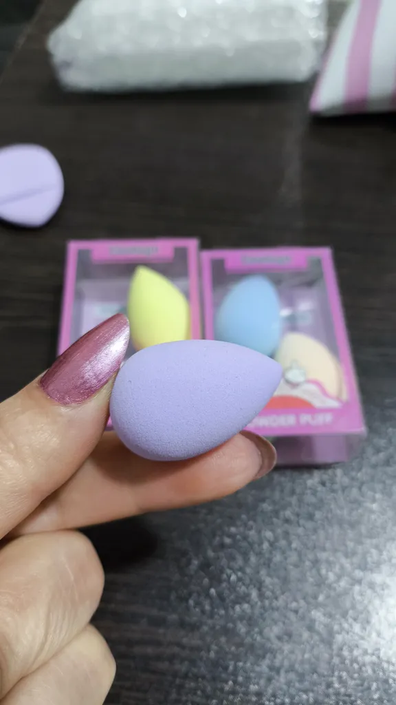 پد آرایشی مدل اشکی بسته 6 عددی