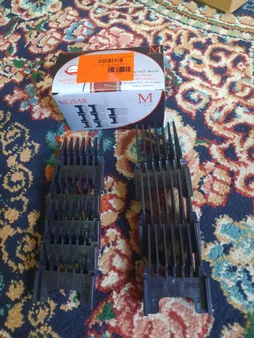 ست شانه 8 عددی ماشین اصلاح موزر کد 0016