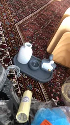 ست 4 تکه جاعودی سنگی طرح عاشقانه مدل MD046