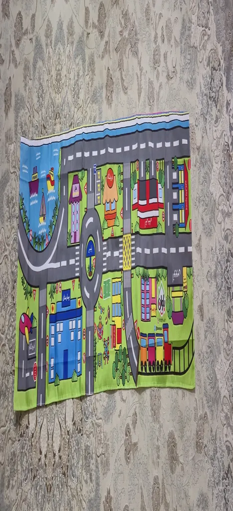 زیر انداز بازی مدل شهر پارچه ای من