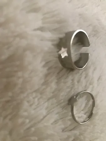 انگشتر طرح ستاره کد 487963 مجموعه 2 عددی