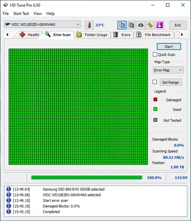 هارددیسک اینترنال وسترن دیجیتال مدل Blue WD10EZEX ظرفیت 1 ترابایت