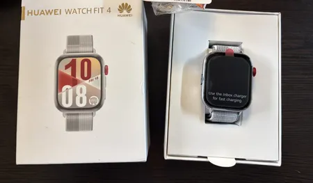 ساعت هوشمند 43 میلی متری هوآوی مدل WATCH FIT 4 با بند سیلیکونی