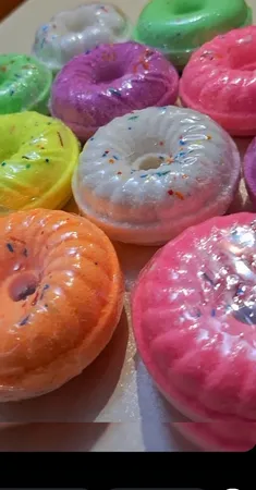 کوکتل پدیکور مدل دونات وزن 70 گرم بسته 12 عددی