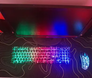 تجریه خرید کیبورد و ماوس گیمینگ شیپادو مدل D500، سوییچ ممبران، Full-Size، نورپردازی LED RGB
