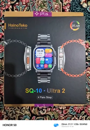 ساعت هوشمند هاینو تکو مدل AFS HANGING SQ10 ULTRA 2 SIDE