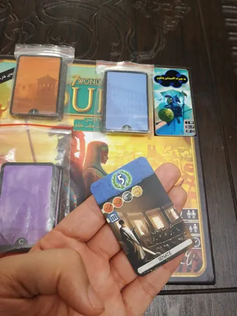 بازی فکری مدل 7Wonders Duel with Pantheon expansion