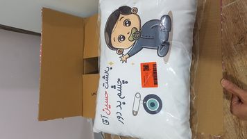 بالش کودک مدبرتر مدل نوزاد طرح اسم حسین کد 02
