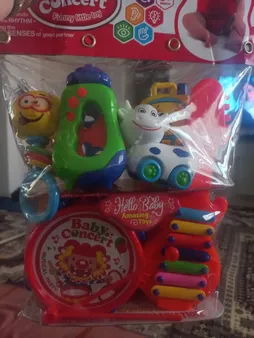 جغجغه مدل BABY CONCERT کد 320 مجموعه 8 عددی