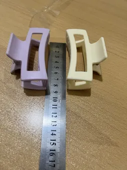 کلیپس مو زنانه مدل شمعی مات مستطیل