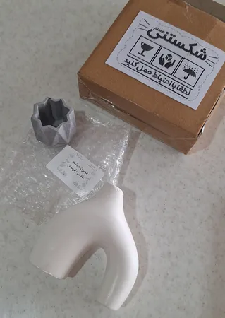 گلدان بتنی مدل پافیلی مینیمال