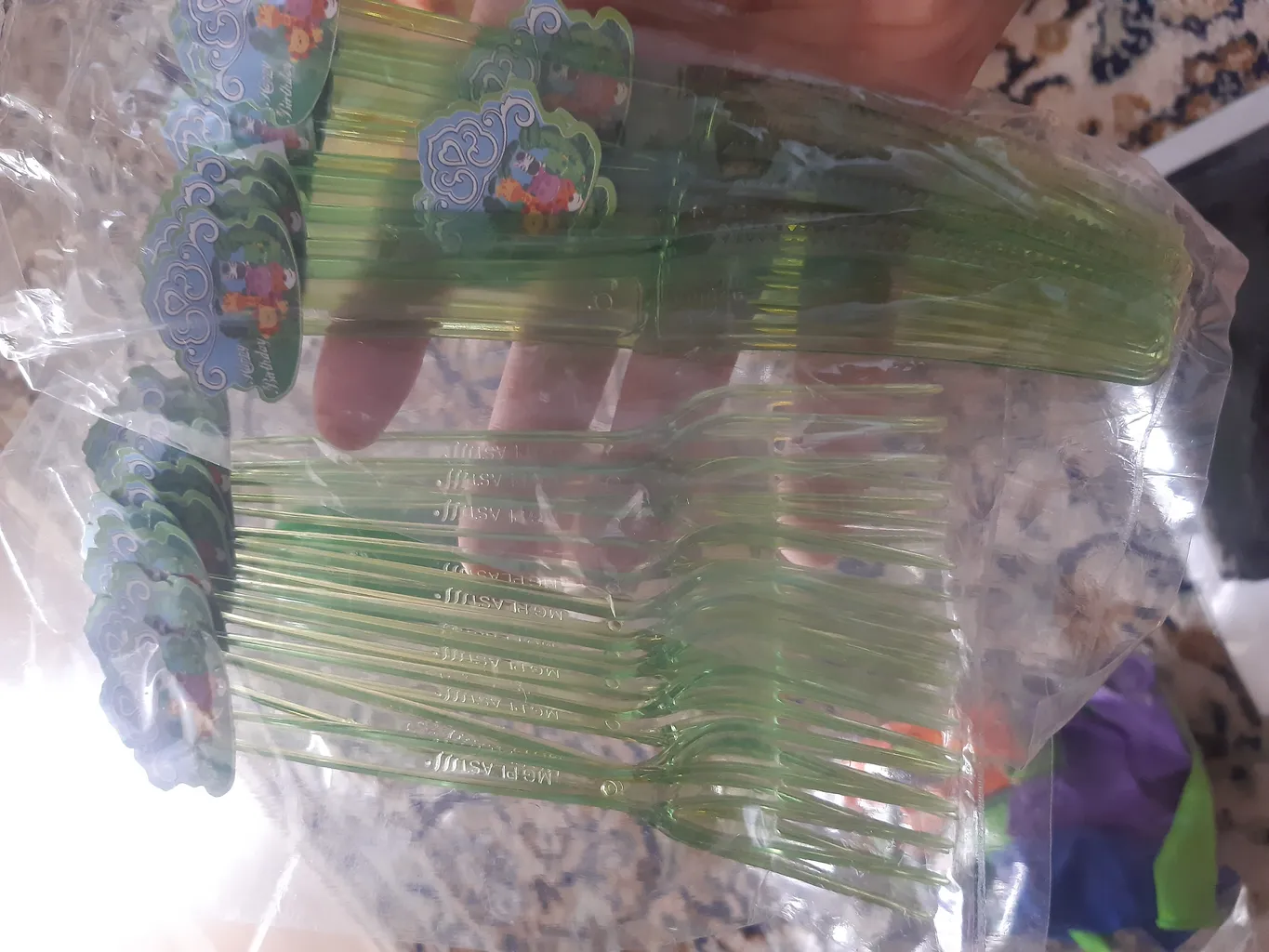 مجموعه 74 عددی تم تولد مستر تم طرح حیوانات جنگل کد 3