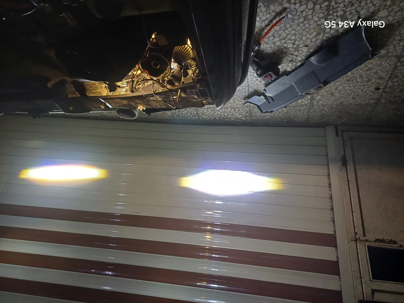 پروژکتور دو کنتاکت خودرو کد eko 60 مدل جغدی فلزی