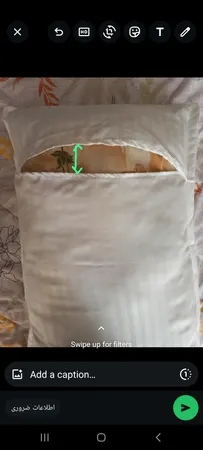 رو بالشی مدل هتلی بسته دو عددی