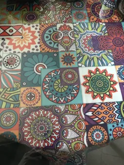 رومیزی طرح سنتی کد 9236