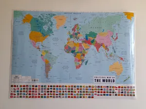 تجریه خرید نقشه سیاسی جهان انتشارات اندیشه کهن پرداز کد 2023