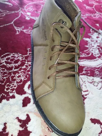 نیم بوت مردانه مدل شیک گام رنگ کرم