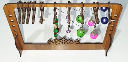 استند جواهرات مدل فروردین طرح رگال بسته 2 عددی