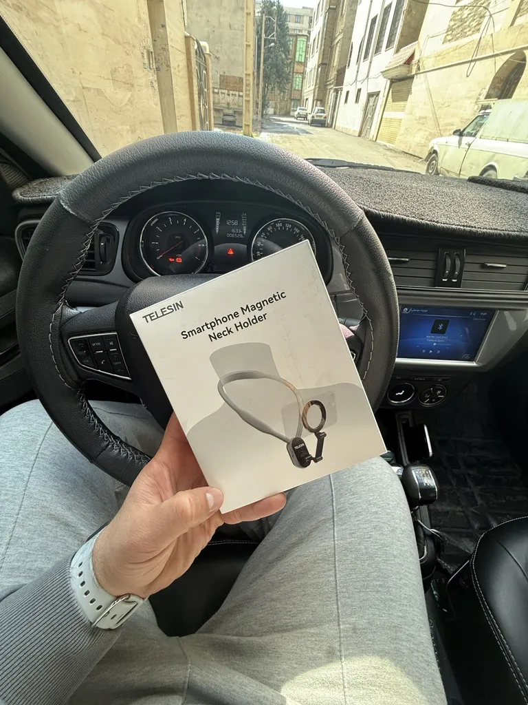 نگهدارنده گوشی موبایل تلسین مدل magnetic neck holder
