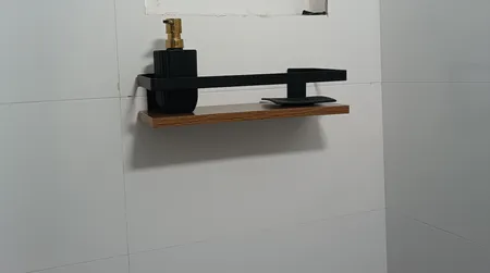 شلف دیواری مدل Wooden بسته 2 عددی