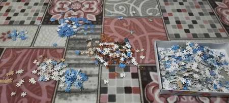 پازل 2000 تکه ایران پازل طرح دو اسب کد 33