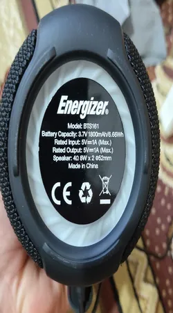 اسپیکر بلوتوثی قابل حمل انرجایزر مدل BTS161