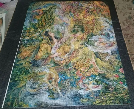 پازل 1000 تکه ترنم طرح نقاشی فرشچیان