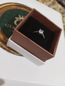 تجریه خرید انگشتر نقره زنانه جی تی ای مدل تک داش پرنسس