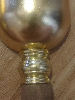 قاشق آجیل خوری مدل دسته چوبی