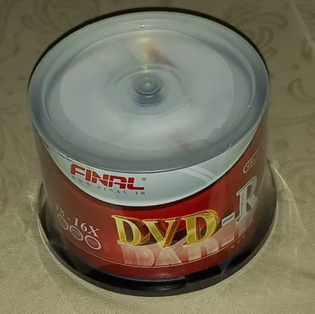 دی وی دی خام فینال مدل DVD-R بسته 50 عددی