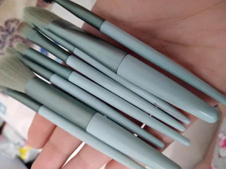 ست برس آرایشی مدل نئونی کد h908 مجموعه 8 عددی