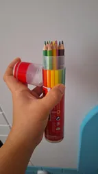 مداد رنگی 12 رنگ آریا مدل استوانه کد 3054