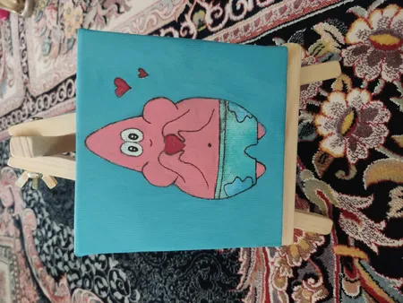 بوم نقاشی لیما بوم مدل انگشتی سایز 10x10 سانتی متر بسته 3 عددی