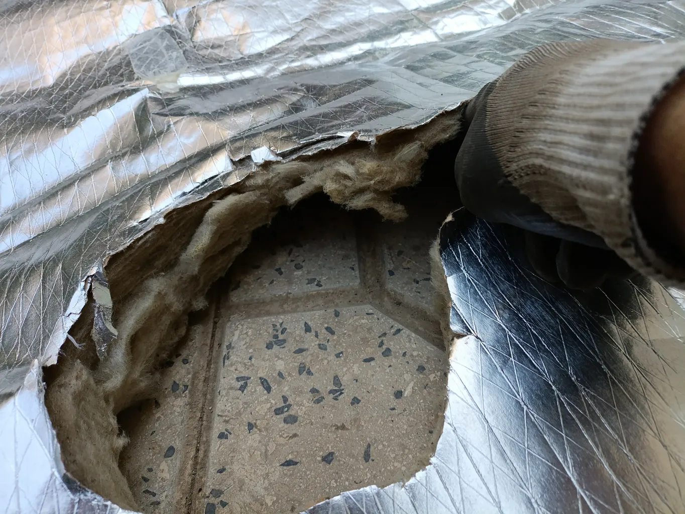 پشم سنگ مدل DA 30 رول 12 متری