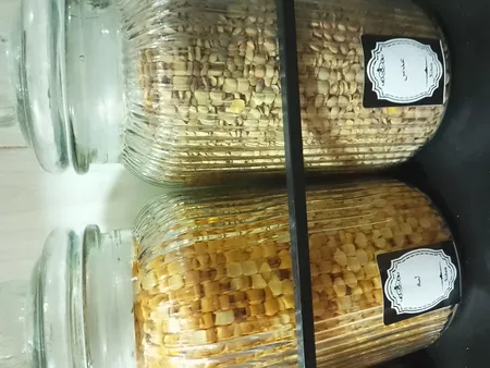 برچسب مدل نظم دهنده ادویه حبوبات و سبزیجات آشپزخانه بسته 124 عددی