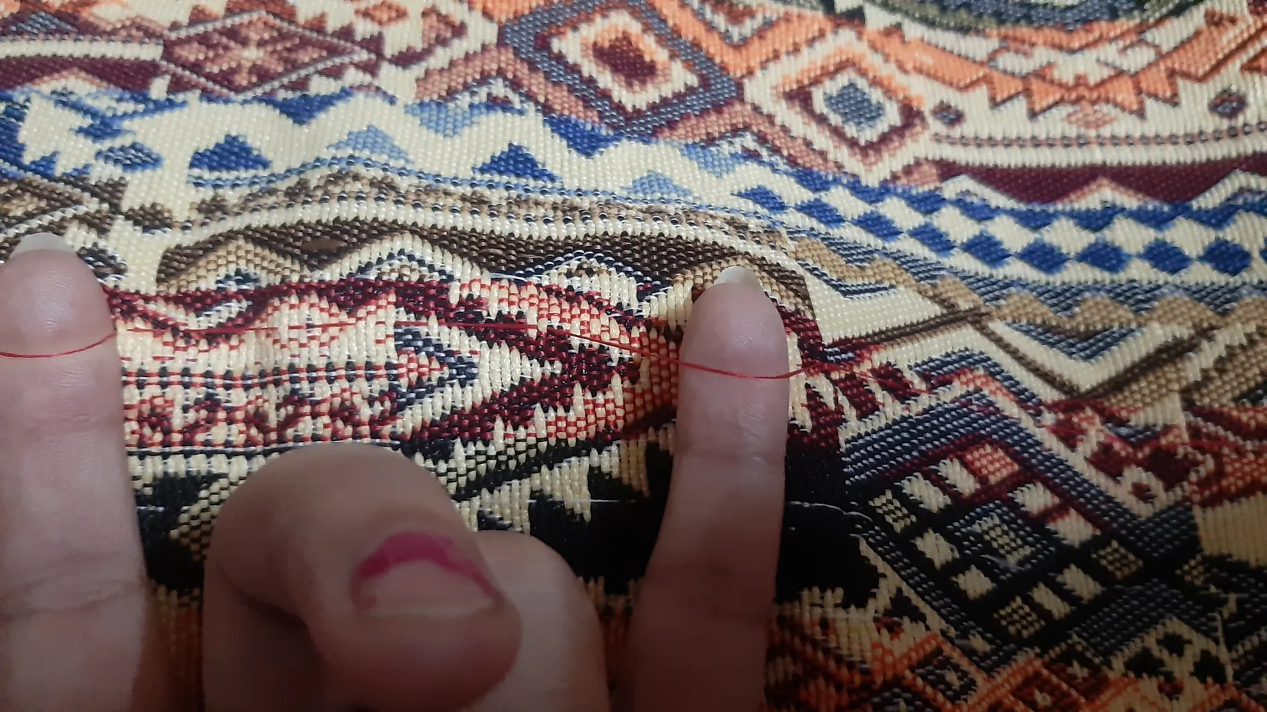 زیر سفره ای نرم بافت مدل ترکمن کد 005